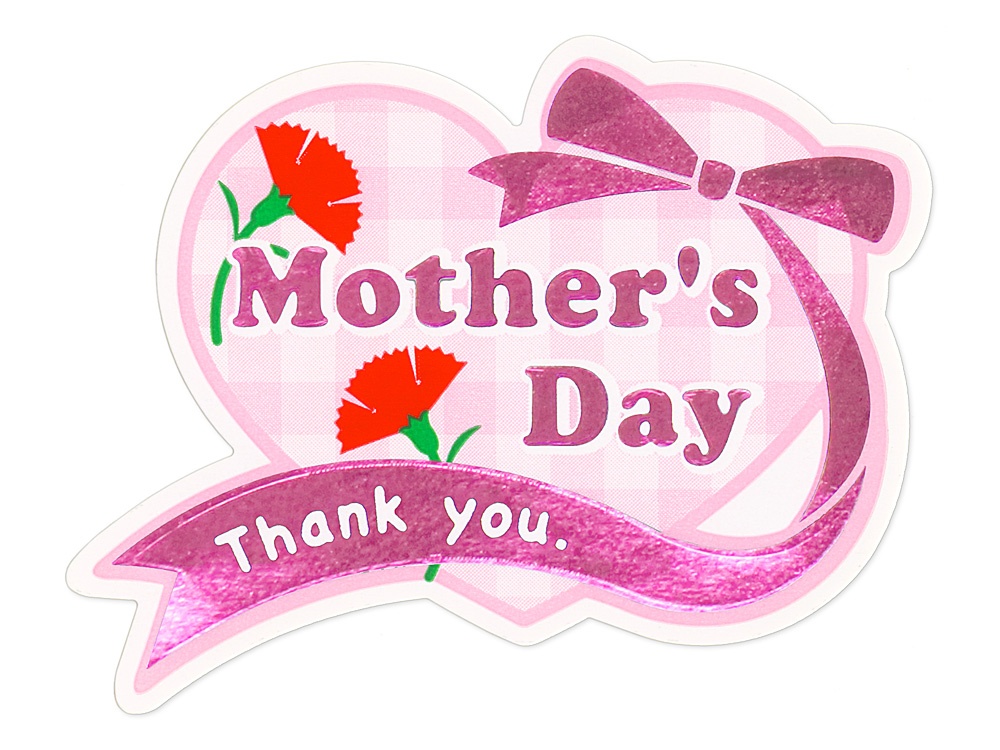 母の日シール GY-197 Mother's Day Thank you画像