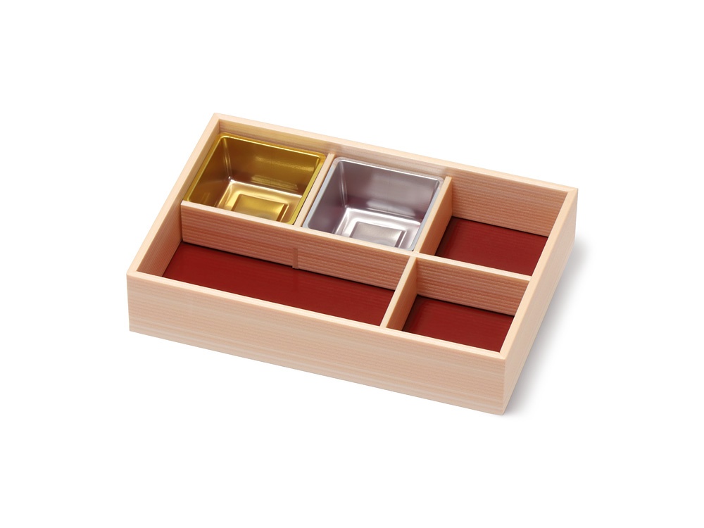 ユニ折箱 白川御膳 美山檜ミニ懐石画像