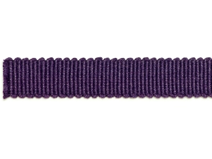 真田紐 木綿平 12mm幅 紫 無地 60m巻画像