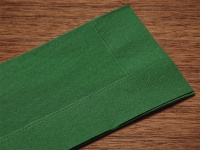 紙ナプキン 2PLYカラー 45cm イタリアングリーン 8つ折 | ナプキン 