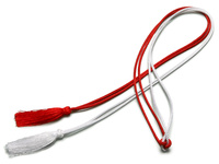 120本 房付き組紐 赤色70cm 冠婚葬祭、お正月、しめ飾り オ