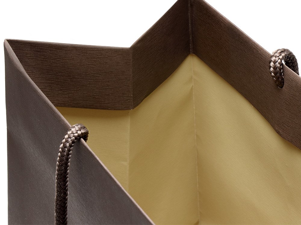 紙製手提袋 Hgバッグ小 ノーブル茶エンボス 紙製手提袋 無地 ネットストア 京の老舗御用達の折箱 京朱雀道具町 勝藤屋