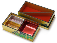 ☆新品未開封☆ユニパ 2箱 ユニ折箱 長型二段 大 燕子花（かきつばた）新【包】 | ユニ折箱 長型