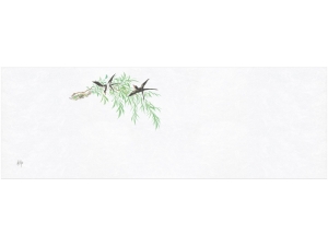 箸紙 花 柳つばめ画像