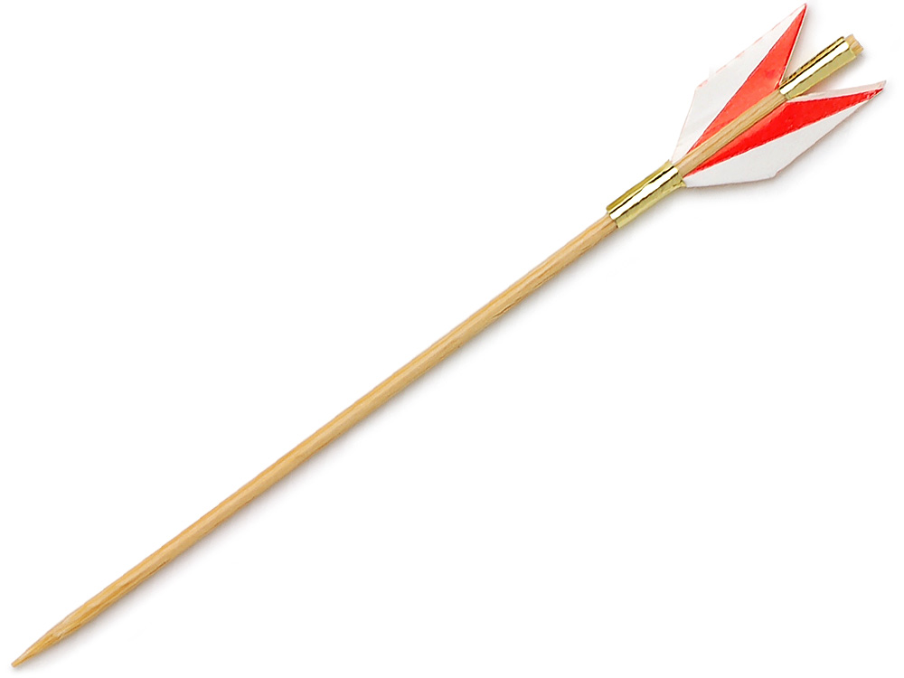 矢羽根串 赤 9cm | 飾り串 | ネットストア | 京の老舗御用達の折箱 