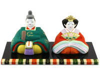 置物飾り 土鈴 春香雛 極彩 | 季節の小物 | ネットストア | 京の老舗