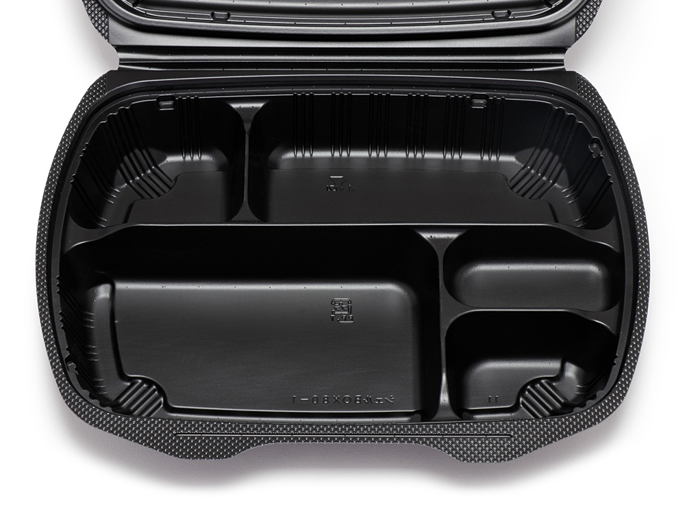 耐熱弁当 バイオデリカ シェルBOX 80-1 黒 耐熱弁当 BOX ネットストア 京の老舗御用達の折箱 京朱雀道具町 勝藤屋 バイオデリカ シェルBOX40 黒 本体フタ一体型 ケース販売 300枚入 サイズ195×150×30 38mm 送料無料 電子レンジ対応 耐熱 バイオマス 環境配慮 嵌合パック リス リスパック 業務用 食品容器 お弁当 RHDT101 社内0900040101160