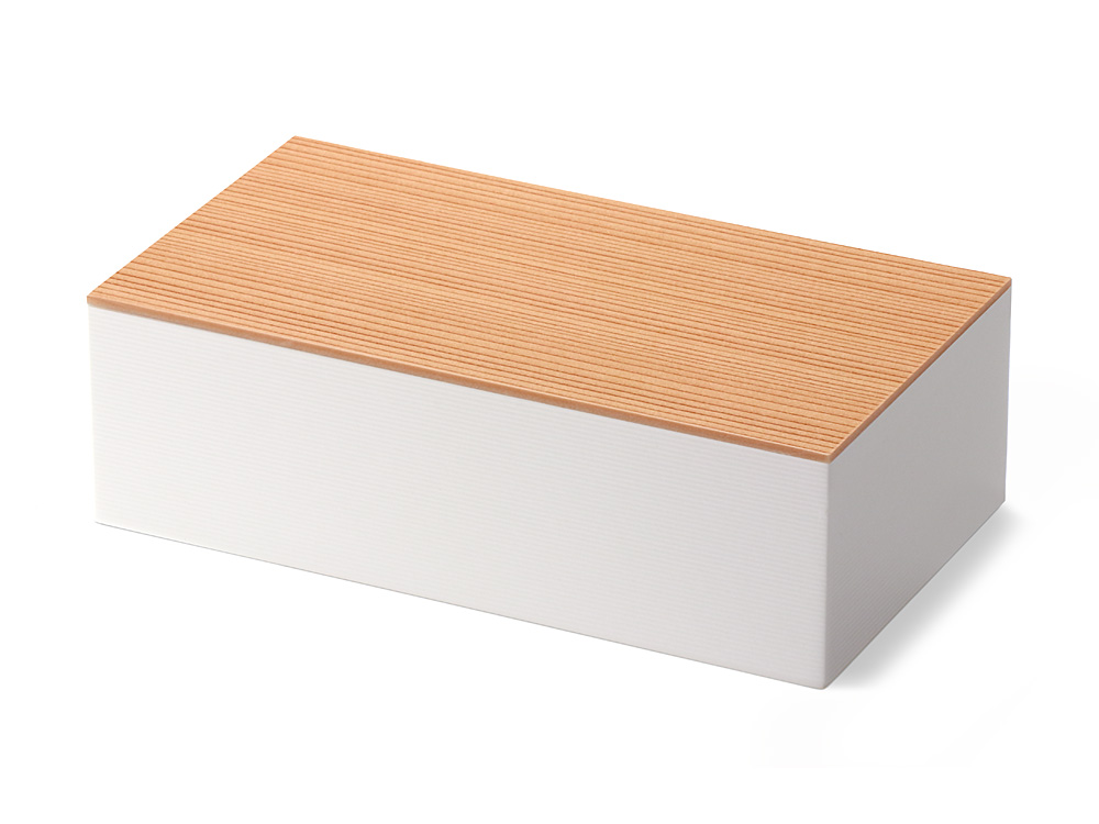 ユニ折箱 白純 長型一段 小 【包】画像