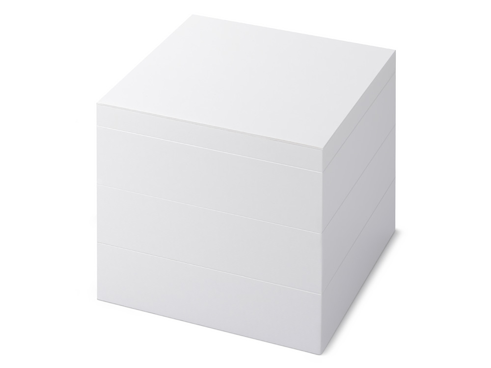 ユニおせち重箱 白純印籠 6.5寸画像