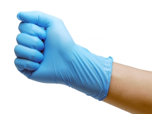 ニトリル手袋（粉なし） リーブルP.F.エース ブルー S画像