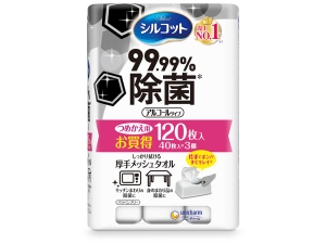 シルコット 99.99%除菌WT 詰替120枚画像