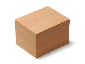 ユニ折箱 六角堂 光悦杉 中箱二段画像