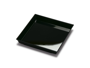 ニシキ角皿 黒 H-25画像