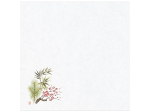 耐油天紙 四季 15角 松竹梅画像