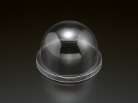 菓子容器 エスコン 丸70黒 AP_F丸70-2ドーム蓋セット | 和洋生菓子容器