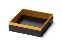 紙のお重 八掛印籠 黒金 6.5寸 本体 | 紙のお重 | ネットストア