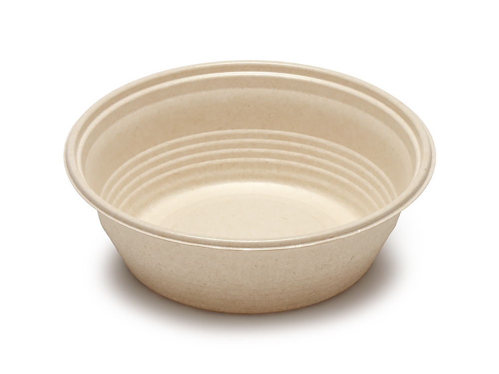 パルプモールド KMP丼 180 ナチュラル本体 画像
