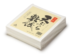 天ぷら敷紙 ラミネート画像
