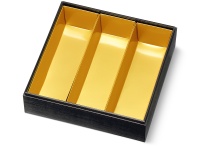 紙のぞき 金 冷凍対応 7寸 3ヶ仕切用 | 紙のぞき | ネットストア | 京