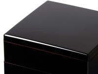 塗おせち重箱 艶黒内朱 6.5寸 フタ | 塗のお重 | ネットストア | 京の