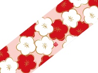 帯紙 梅ふわり | 冬の掛紙 | ネットストア | 京の老舗御用達の折箱