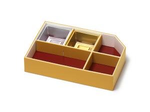 ユニ折箱 白川御膳 ミニ懐石 とう黄画像