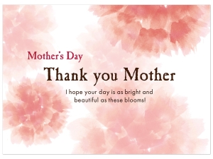 メッセージカード Thank you mother画像