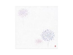 耐油雲流懐紙 12角 花火画像