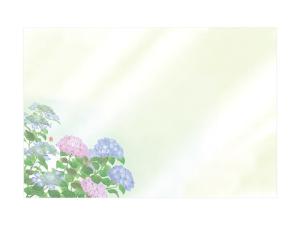 テーブルマット 花雅（はなみやび）尺三 紫陽花画像