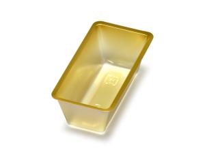Ｐ製のぞき 松花堂6.5寸用 1/2 金画像