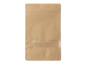 スタンドチャック袋 クラフト窓付 NO.16-26画像