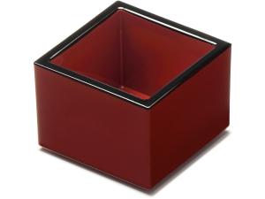 朱塗マス 5勺 朱天黒画像