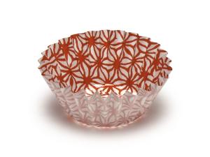 和柄ケース 麻の葉 6F 紅画像