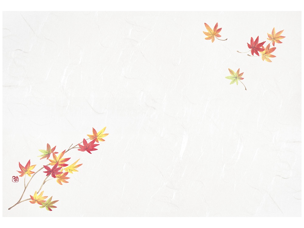 テーブルマット 尺5 紅葉画像