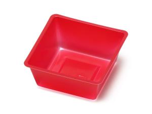 Ｐ製のぞき 松花堂5.5寸用 赤画像