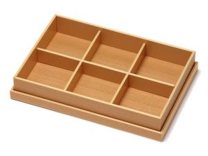 ユニ折箱 KU杉香 新 ６ヶ仕切 大【包】画像