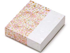和紙貼箱 干菓子用 小箱 No.26 桜花画像