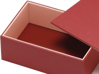 ユニ折箱 色かさね 深緋 ちらし【包】 | ユニ折箱 色かさね | ネット