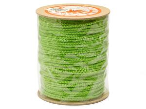くみひも 江戸打中太 黄緑 4mm×150m画像