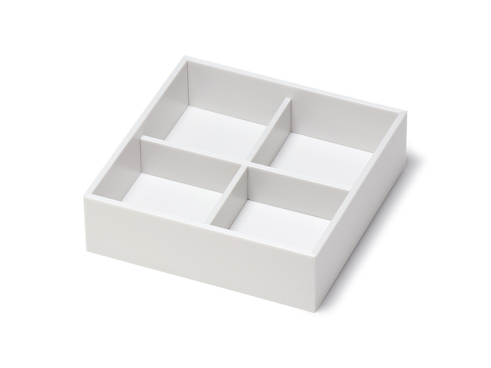 ユニ折箱 KU灰白 6.5寸松花堂画像