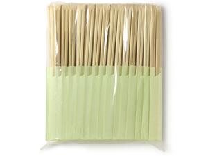 割箸 竹天削 24cm 雲竜草 箸袋セット画像