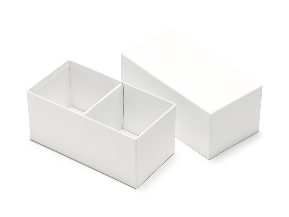 紙製貼箱 白織(しらおり)瓶2個入画像