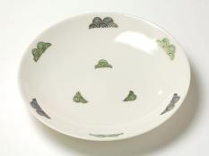 仁清青海波六寸皿