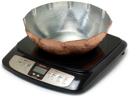 写真の銅鍋のサイズ：直径290×高さ95mm