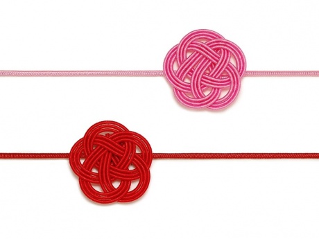 水引飾りゴム ミニ梅むすび