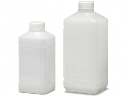 左：00-13605-128 新商品 ダシ容器 減容 500cc　右：00-13605-123 ダシ容器 減容 1L の写真