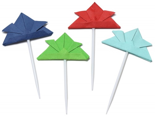 00-15601-300 折り紙ピック かぶと 4色アソート