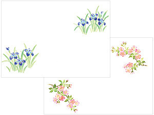 お品書き用紙 花だより カテゴリーページへ