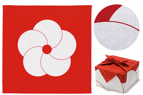 綿風呂敷 ハレ包み 松竹梅 70角 