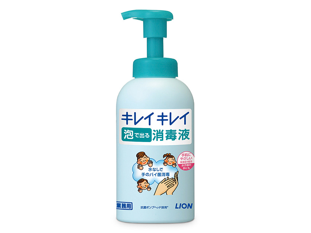 キレイキレイ泡で出る消毒液 抗菌ポンプヘッド仕様 550mlの商品画像